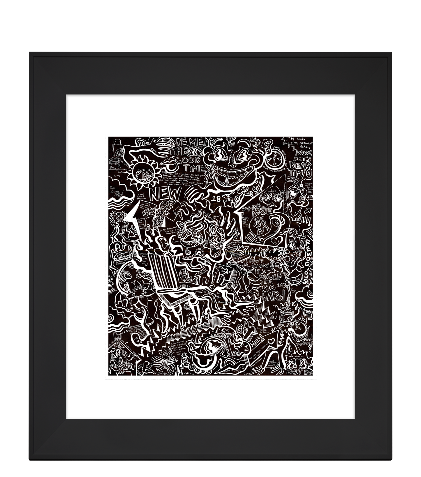 Fewocious Prints - i like being alive