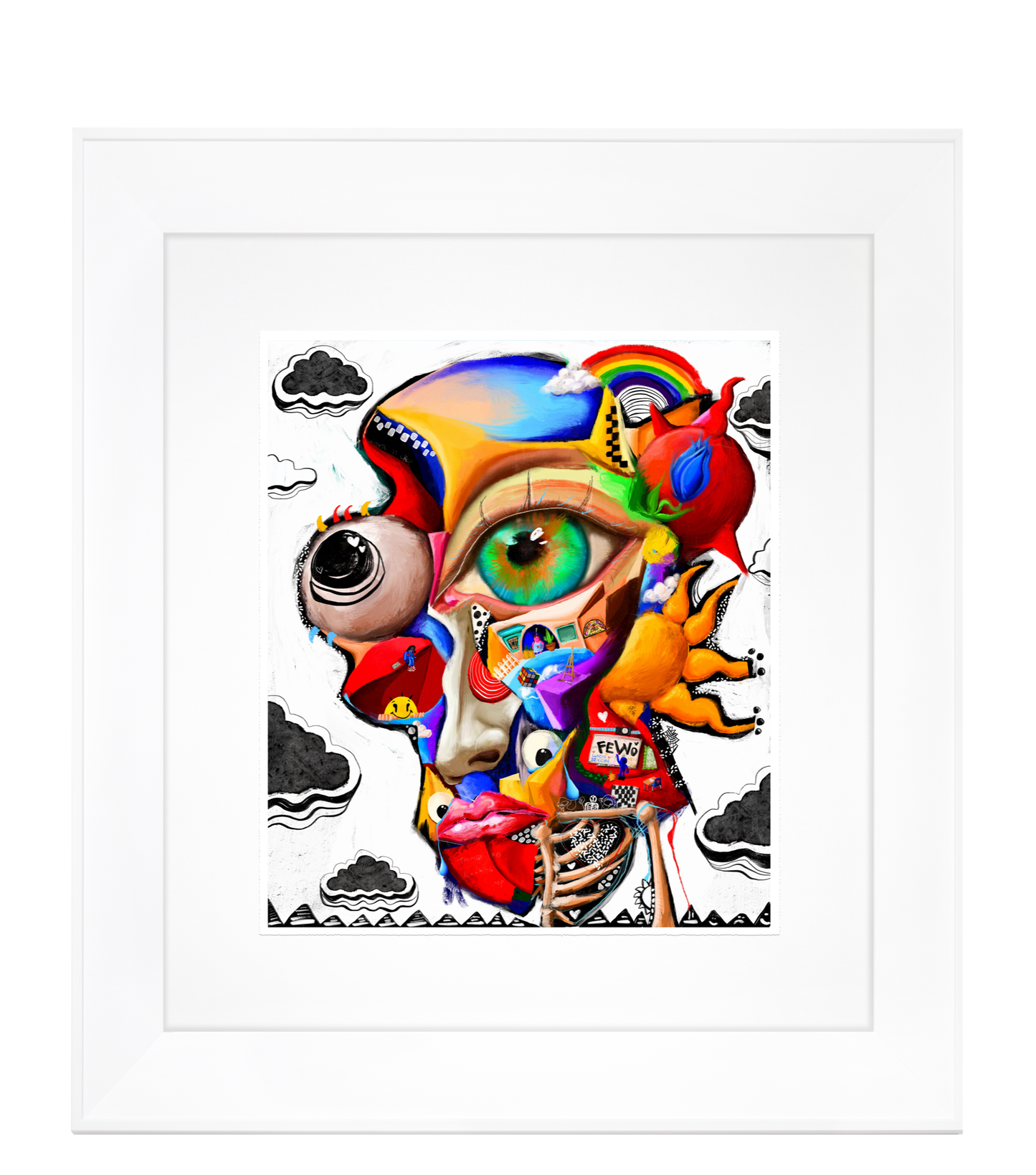 Nobody knows me - Framed Print