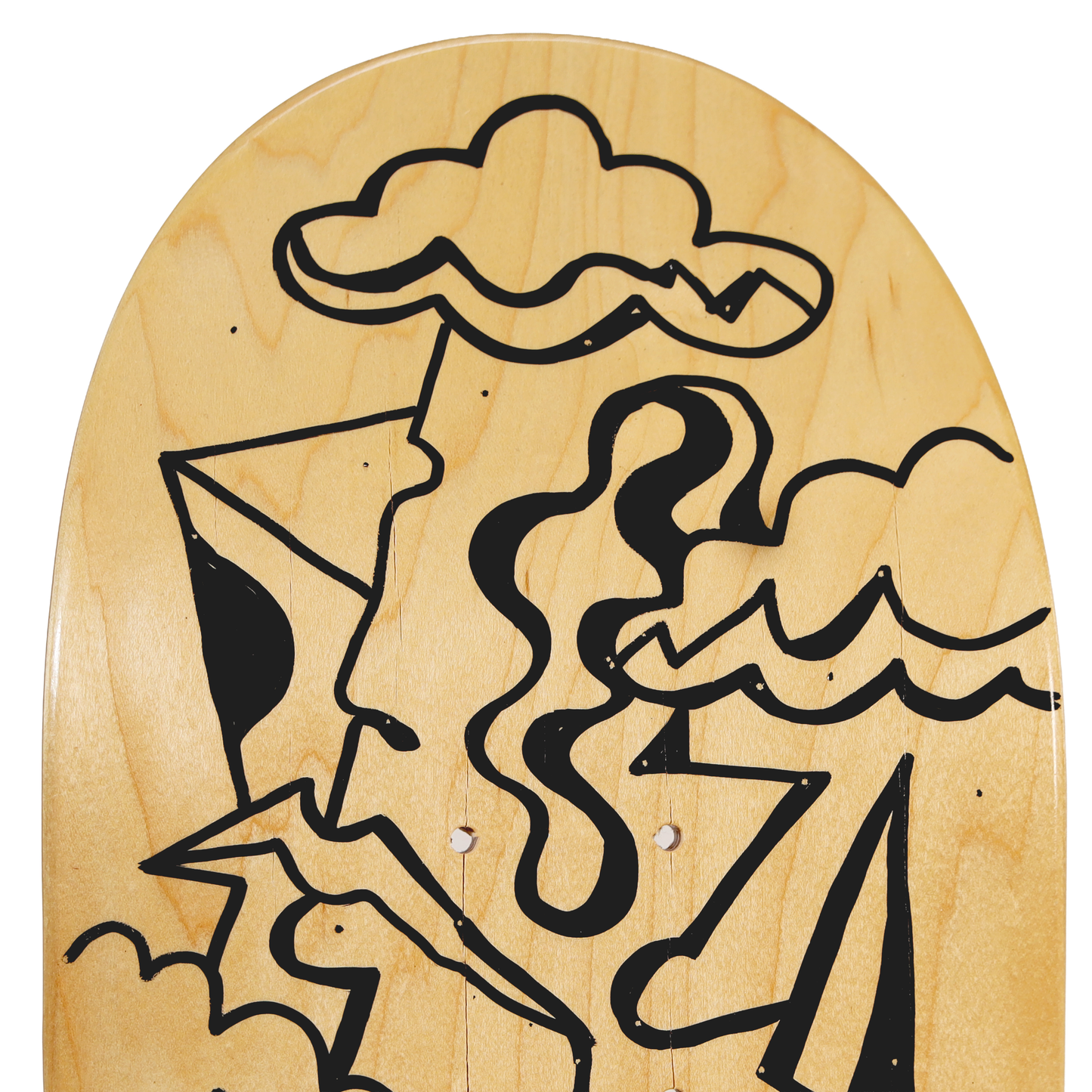 Skateboard Deck, Linework by FEWOCiOUS, 1/1