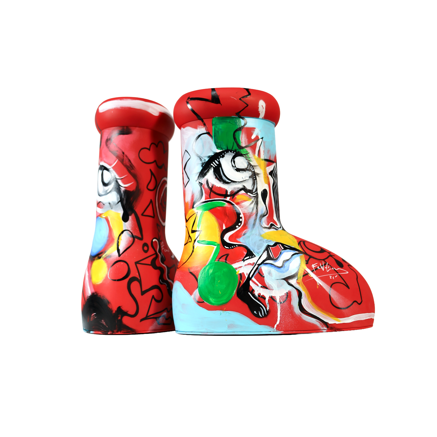 BIG RED MiSUNDERBOOTS by FEWOCiOUS