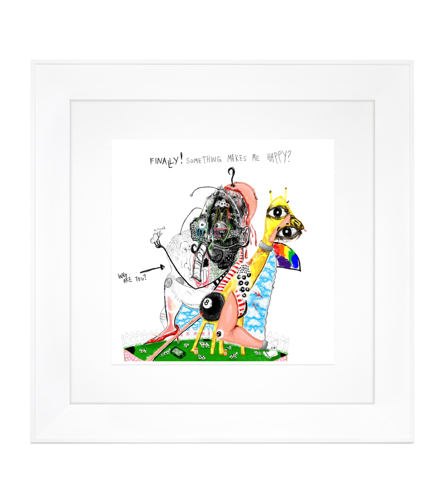 It's Easier To Get Lost When You're Lonely - Framed Print