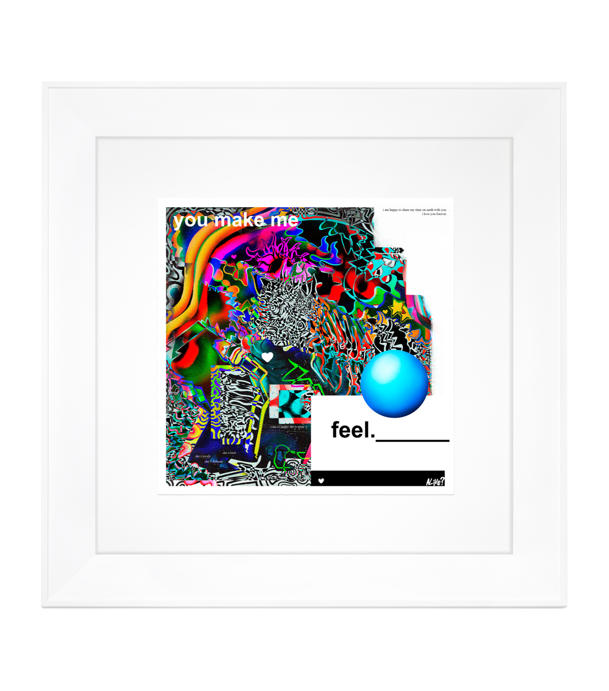 Fewocious Prints - She Makes Me Feel Alive