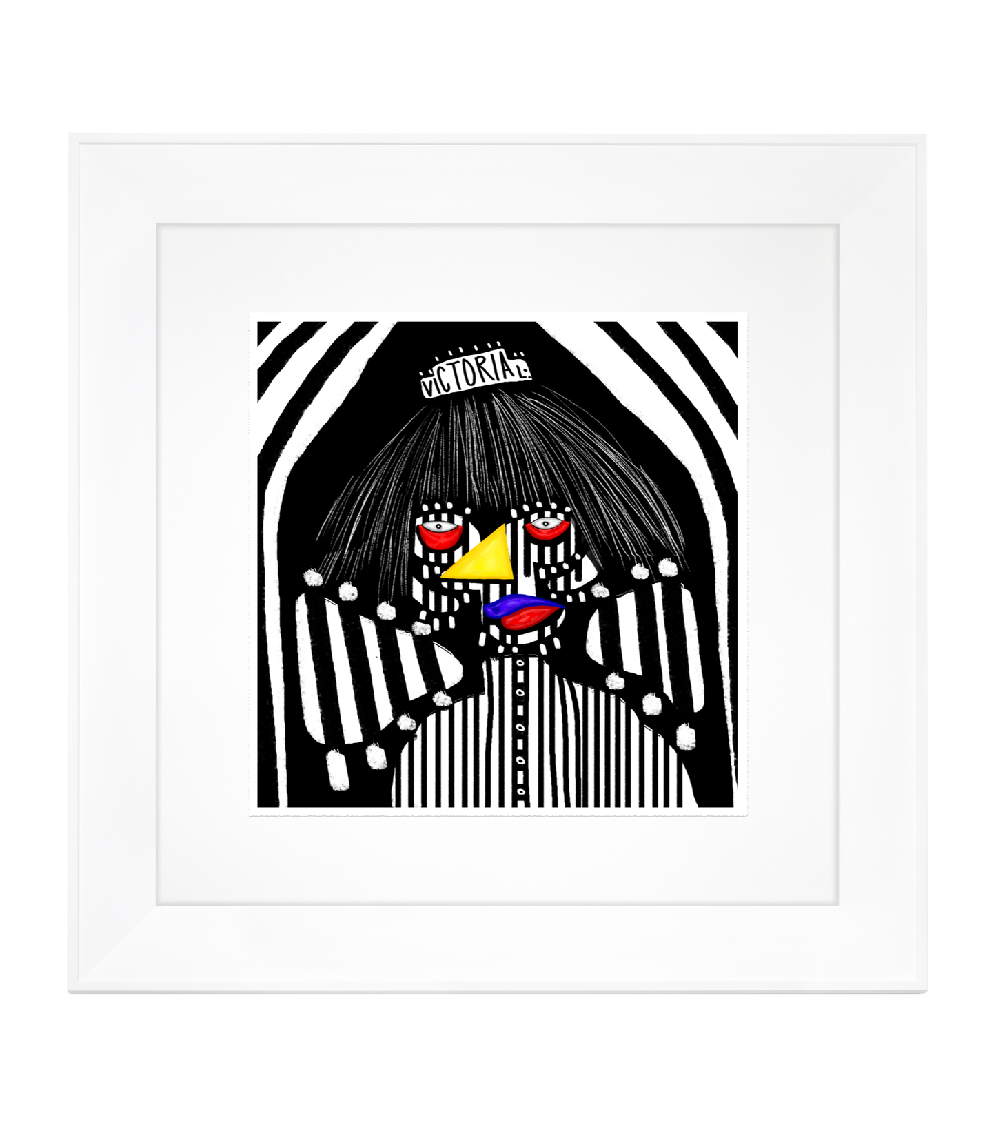 Fewocious Prints - Sloppi striped sue 