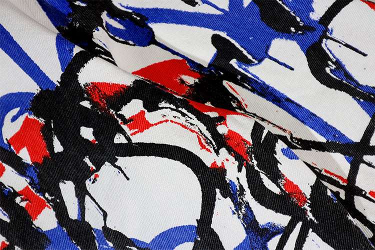 Spray Painted Collar Jacket