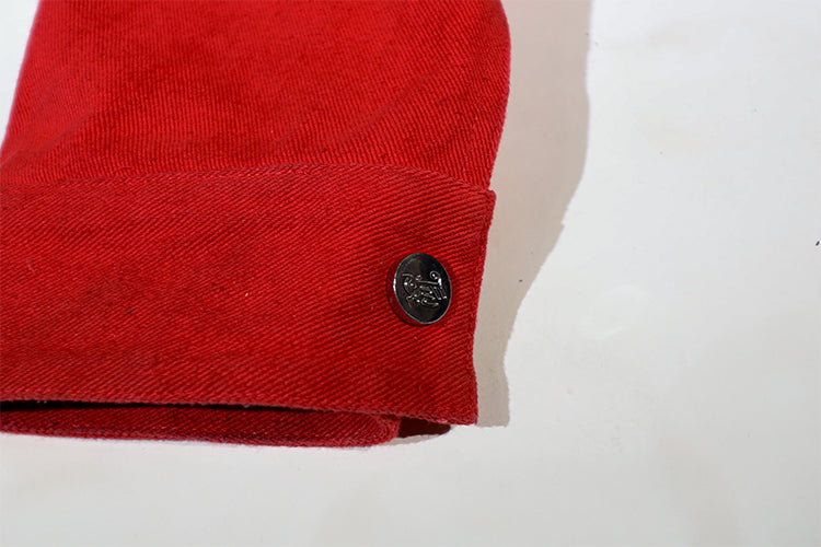 Wandering Red Collar Jacket - Chipped