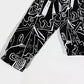 B&W Linework Collar Jacket