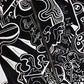B&W Linework Collar Jacket