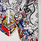 Multicolor Linework Collar Jacket