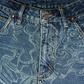 Laser Linework Jeans