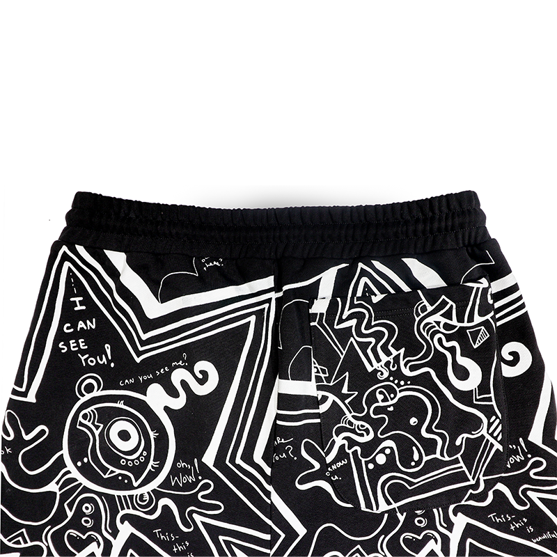 Linework Sweatpants - Chipped