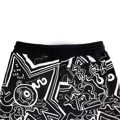 Linework Sweatpants - Chipped