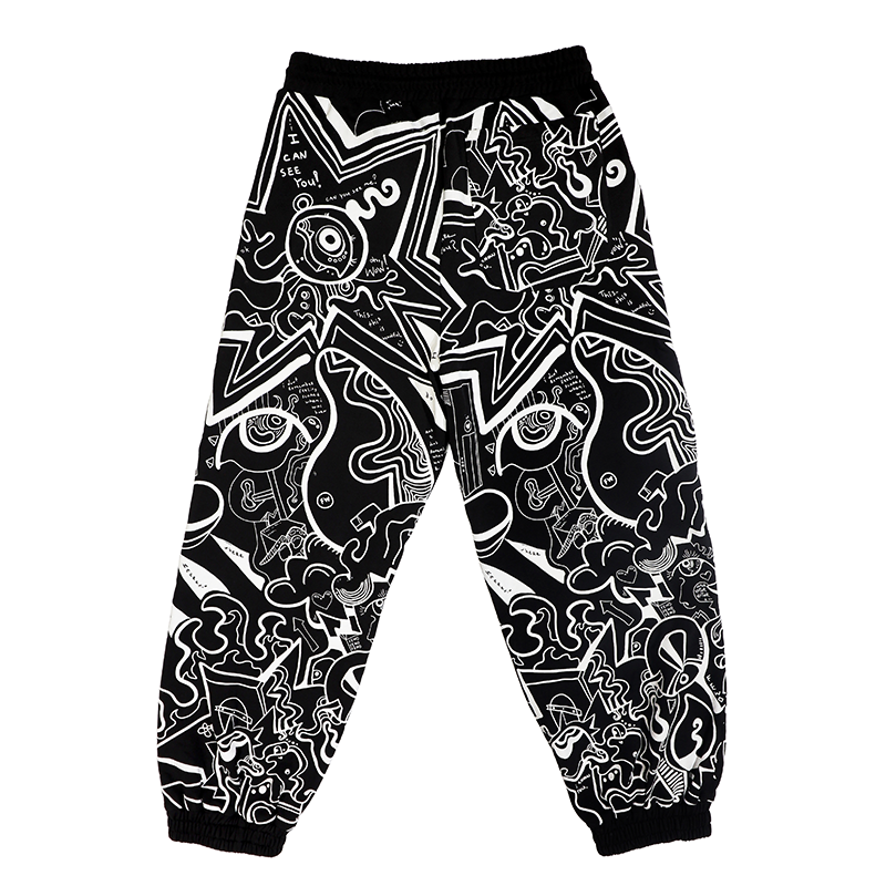 Linework Sweatpants - Chipped