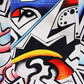 Multicolor Linework Sweatpants