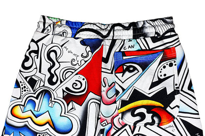 Multicolor Linework Sweatpants - Chipped