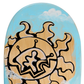 Skateboard Deck, Clouds + Linework by FEWOCiOUS, 1/1