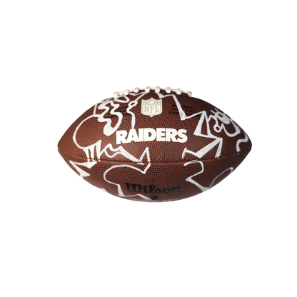 Raiders Wilson Football, Painted by FEWOCiOUS, 1/1
