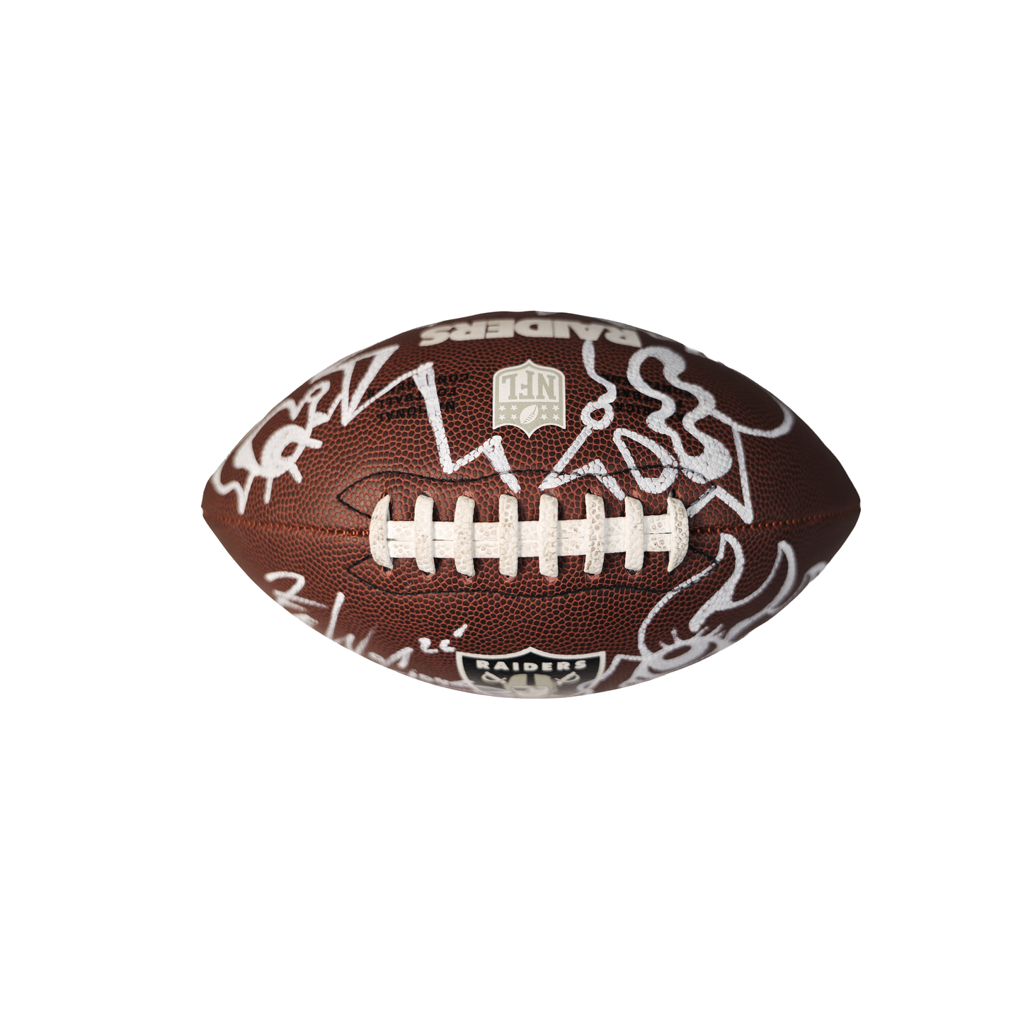 Raiders Wilson Football, Painted by FEWOCiOUS, 1/1